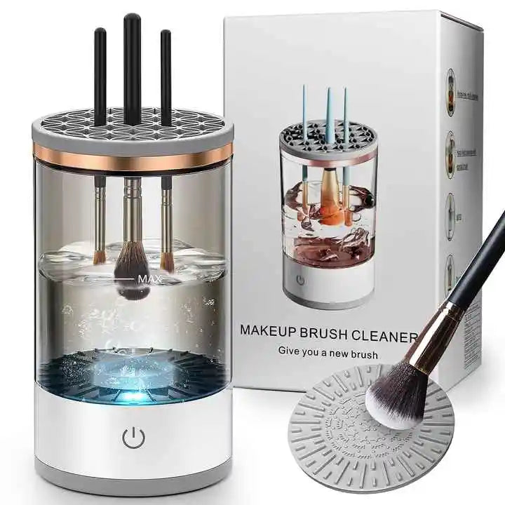 Brushy™ Make-up Borstelreiniger (gratis 8 delige Brush set)