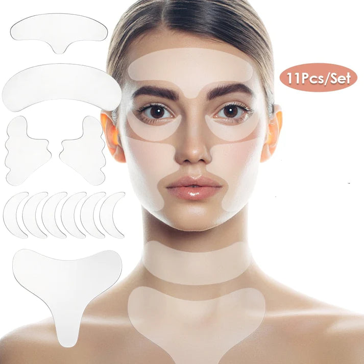 New Age™️ Voedende siliconen anti-rimpel masker set