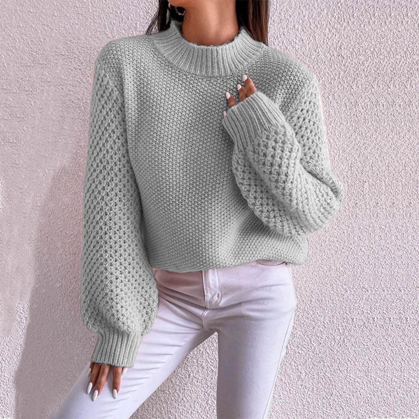 Knitted Sweater - deze week 50% korting