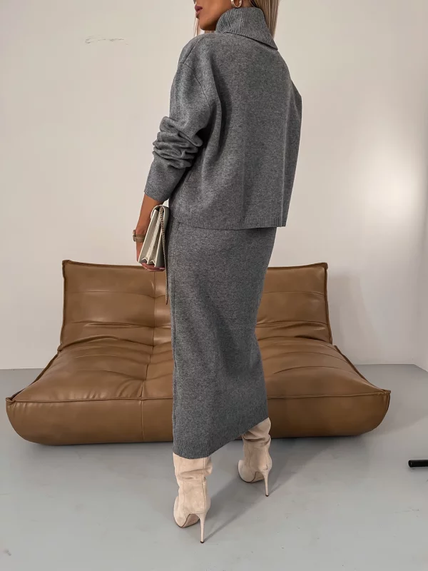 Linda Midi jurk + bijpassende sweater