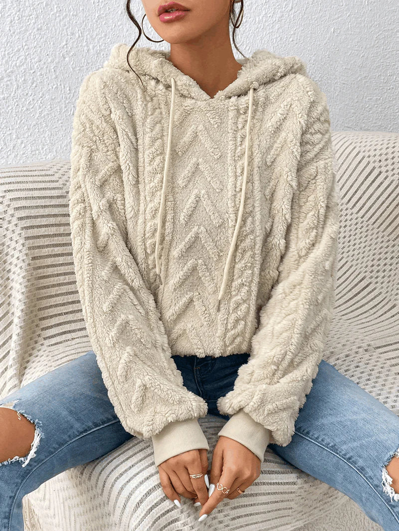 Knusse knit hoodie